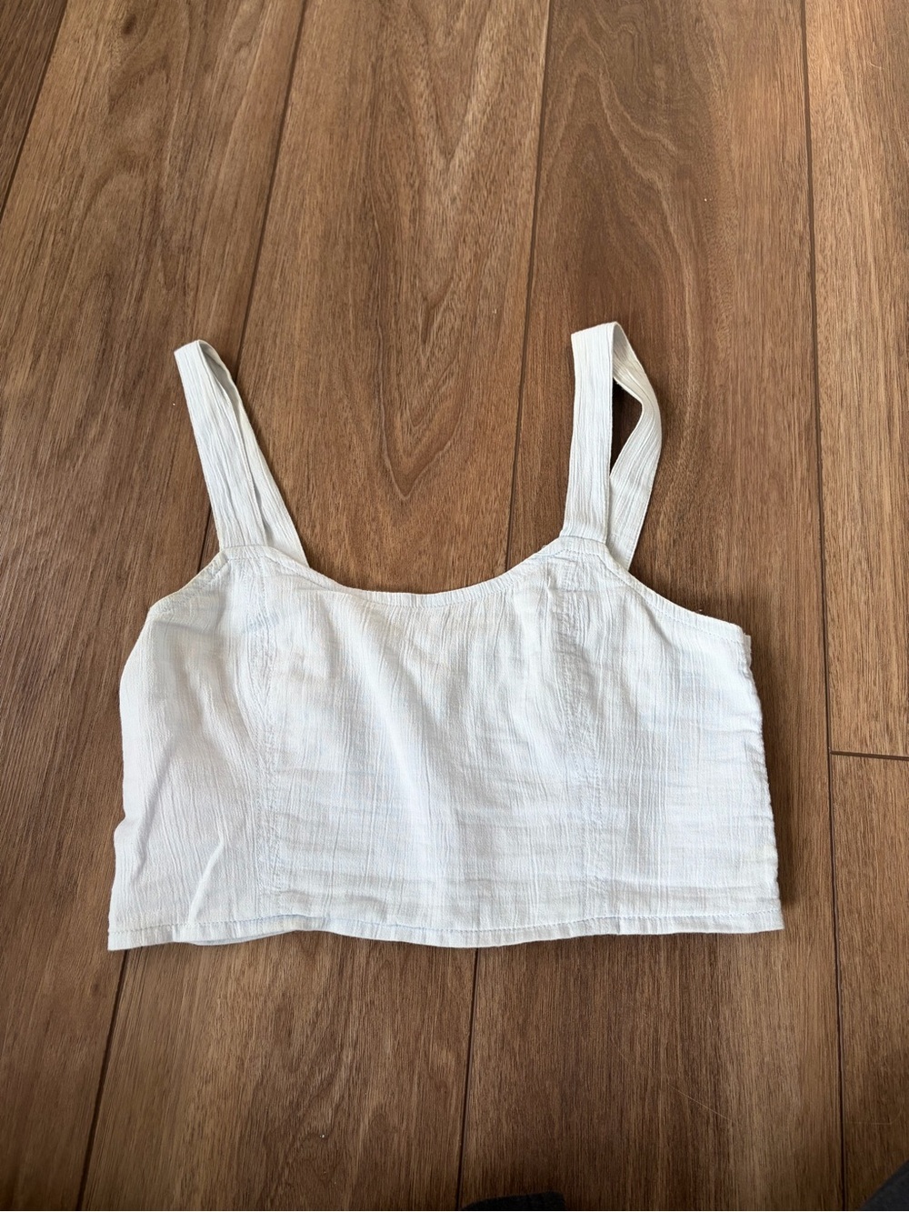 Aerie light blue cropped tank top